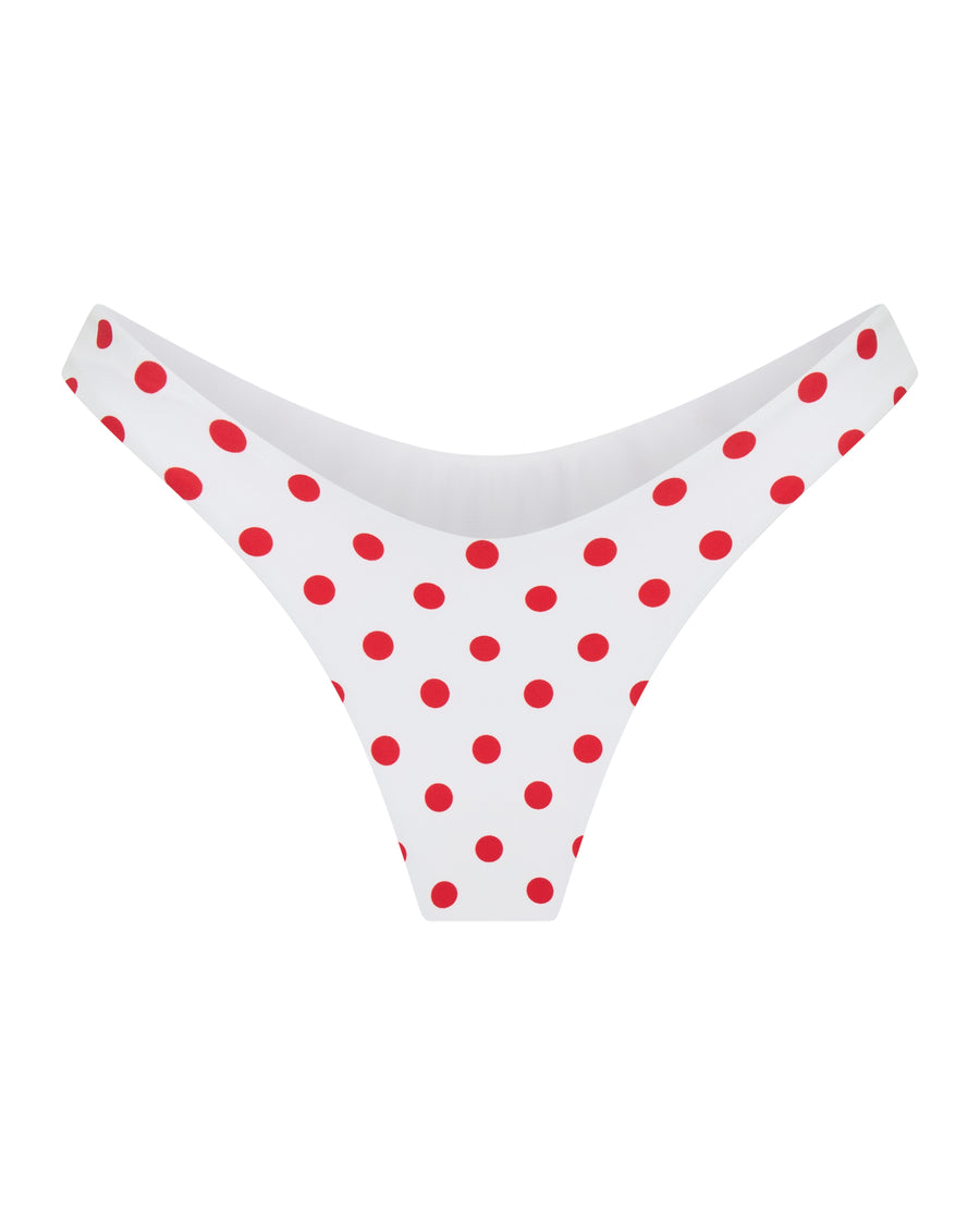 Positano Bottom Red Polka