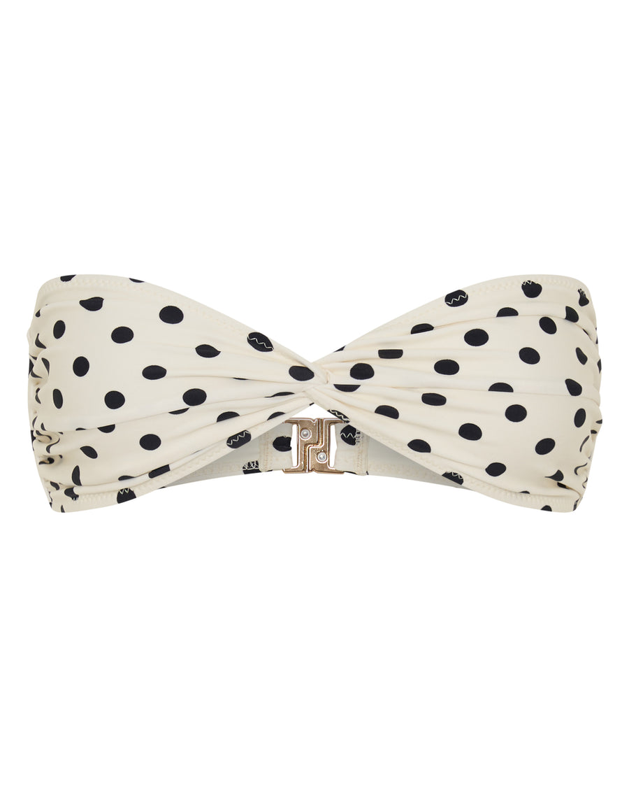Positano Top Ivory Polka