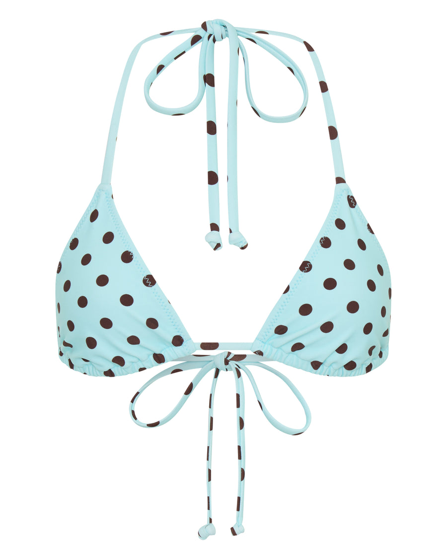 Rio Top Blue Polka