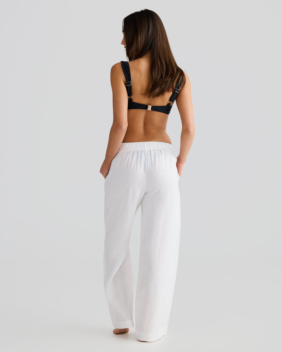 White Linen Pants