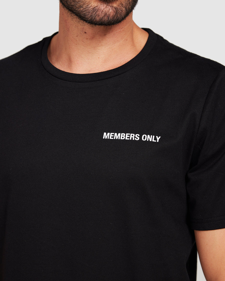 Members Only T-Shirt Black